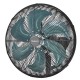 WALL FAN  FW50-DC20AR 50cm ΒΙΟΜΗΧΑΝΙΚΟΣSMART DC 110W BLACK R/C